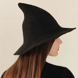 Stylish Black Witch Hat